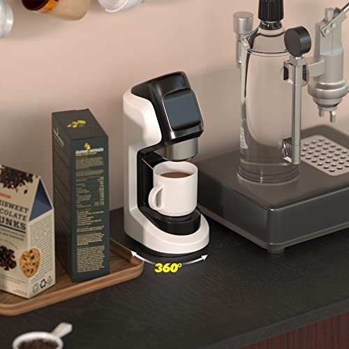 Image of Lazy Susan Turntable Organizer - 6 Inch Heavy Duty Rotating Swivel Stand with Steel Ball Bearings for Cake, Kitchen Cabinets, Monitor, TV, Painting, Display (30lb Capacity /Black)