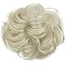 Produktbild PRETTYSHOP Haarteil Haargummi Hochsteckfrisuren Brautfrisuren Voluminös Gelockt Unordentlich Dutt Platinblond G16A