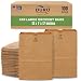 Duro Heavy Duty Kraft Brown Paper Barrel Sack Bag, 57 Lbs Basis Weight, 12 x 7 x 17, 100 Ct/Pack