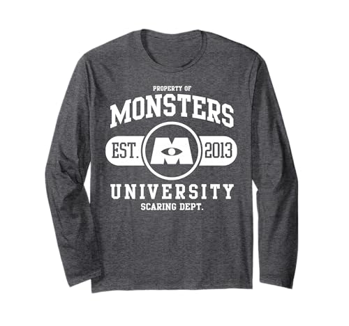 T-shirt Monsters University Disney Pixar à col rond vêtement sportswear pour l'automne
