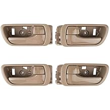 4PCS Interior Inside Door Handle Fit for Toyota Camry 2002 2003 2004 2005 2006 Front Rear Left Driver Right Passenger Side Beige