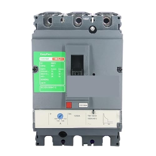 Disjoncteur boîtier moulé CVS160F pour protéger le réseau 160A
