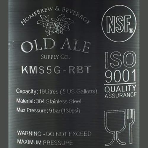 The Homebrew Shop 5 Gallon Home Brew Keg - New Ball Lock - Stainless Steel Product Tank - 8 Pack, Silver, 5 Gal