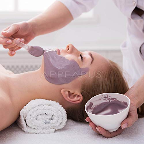 Appearus Facial Mask Silicone Mixing Bowl 6-Pc Set - Professional Spa Face Mask Mixing Tool (Dark Gray) #TOP3