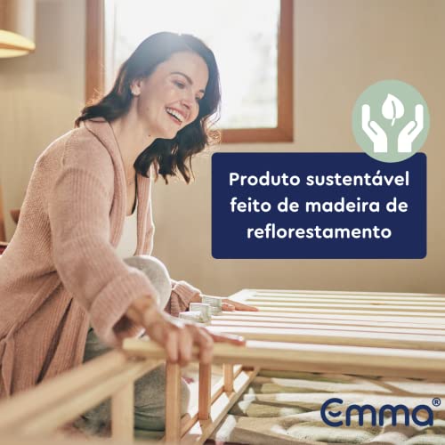 Kit Colchão + Cama Box Emma Original King (193x203cm)