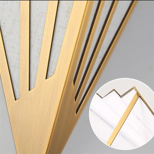 Aplique de pared nórdico de hierro forjado blanco con tecnología LED de alta durabilidad 7