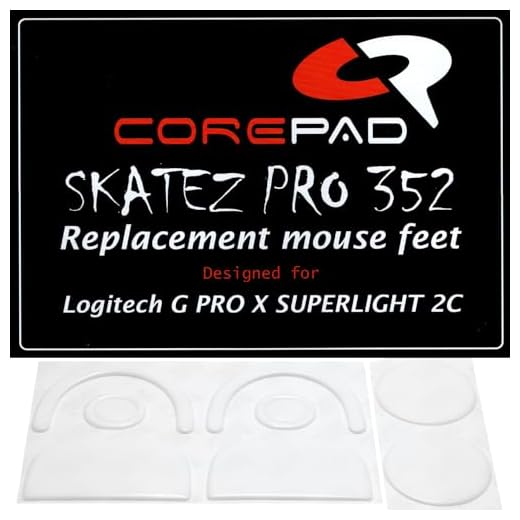 Corepad Skatez PRO 352 Ersatz Mausfüße kompatibel mit Logitech G Pro X Superlight 2C Compact