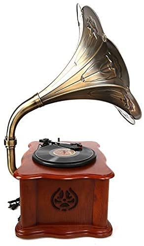 Ornements Gramophone rétro Vinyle Tourne-Disque Bois Subwoofer Bluetooth Ancien Radio phonographe Cadeau Ornements… - Les Beatles, Paul McCartney, John Lennon, RIngo Starr, George Harrison Ornements Gramophone rétro Vinyle Tourne-Disque Bois Subwoofer Bluetooth Ancien Radio phonographe Cadeau Ornements… – Image 4