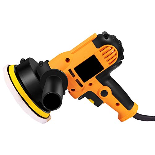 WYYHAA Pulidora Coche, 6 Velocidad Sander Polaco Depilación con Cera Herramientas Accesorios De Coches 220V 600W 500-3500Rpm Coche Buffer Pulidor