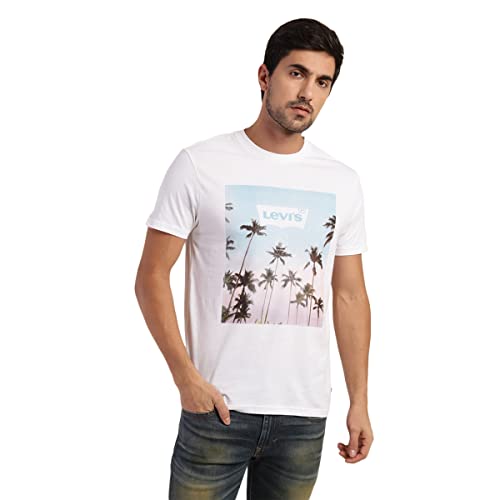 Image of Levi's Men's Cotton Regular Fit Brand Logo T-Shirt