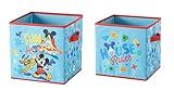 Nickelodeon Baby Shark Set of Two Spacious Collpasible Storage Cubes, 10'x10'