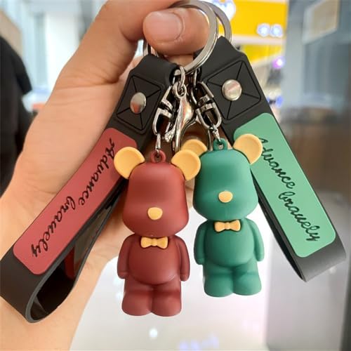 Image of Keychain for Kids & Adults | Cute Pendant Teddy Bear Keyring for Girls & Boys | Trendy Designer Keychain for Gifting | Stylish Teddy Keyring for Bags, Keys & Accessories