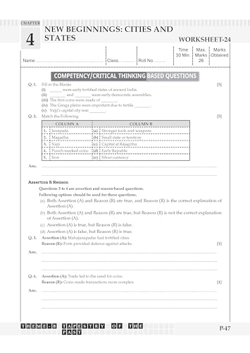 Image of Oswaal NCERT & CBSE ONE FOR ALL WORKBOOK Social Science (Exploring Society India and Beyond) Class 7 For 2026-27