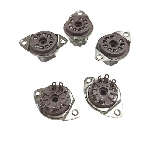 5PCS 9 Pin Tube Sockets Micalex Bottom Mount Compatible With McIntosh MC60 ST9-601