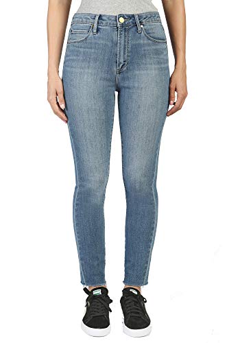 Articles of Society Womens Heather Skinny Fit Jeans, Blue, 29