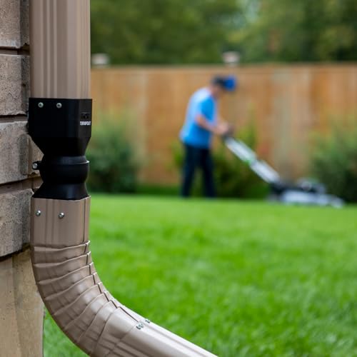 TurnSpout Directional Downspout Connector Black - Fits 2-5/8” and 2” x 3” downspouts by TURNSPOUT - Image 3