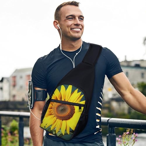 Bolso tipo bandolera Bloom Sunflower para deporte y trekking miniatura 3