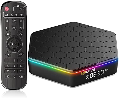 Android TV Box 4GB RAM 64GB ROM Android 12.0 TV Box H618 Quad-Core Cortex-A53 CPU Support 3D 6K 2.4G/5.0G WiFi6 BT5.0 Smart TV Box