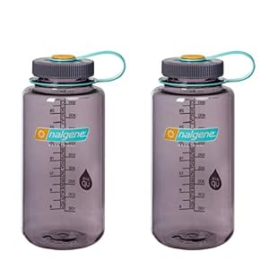 Nalgene Tritan Weithals-Flasche Aubergine 940 ml 2er-Pack