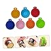 SUPVOX 7pcs Silicone Can Covers for Pet Food Flexible Leak Lids Light Orange Green Yellow Red Dark Keep Canned Food Fresh