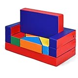 Leicht und platzsparend: Das leichte und kompakte Design für einfache Handhabung und Bewegung. Ihre Kinder können ihre eigenen Möbel ohne großen Aufwand an einen idealen Ort bringen, wodurch ihre Manipulationsfähigkeit gefördert wird. Sie können es leicht unter dem Bett oder im Schrank lagern, ganz platzsparend.