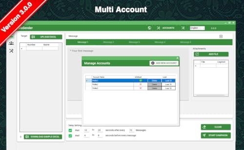 WA Sender Latest Version Dec 2024 - The Ultimate Bulk WhatsApp Sender Software - WA Sender | Deliver by only Email| 1 yr License | demo +918129884821 - Image 3