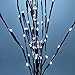 LiyuanQ Branch Lights - Led Branches Battery Powered Decorative Lights Willow Twig Lighted Branch for Home Decoration - 20 Inches 20 LED Lights Cool White (Vase Not Included)