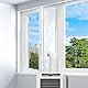 LYUNIT 600CM Fensterabdichtung für Mobile Klimageräte, Klimaanlagen, Wäschetrockner, Ablufttrockner, Hot Air Stop zum Anbringen an Fenster, Dachfenster, Flügelfenster Klimaanlage