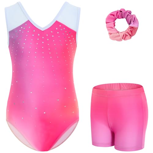 Tenue de gymnastique fille élastique anti-frottement pour gym et ballet