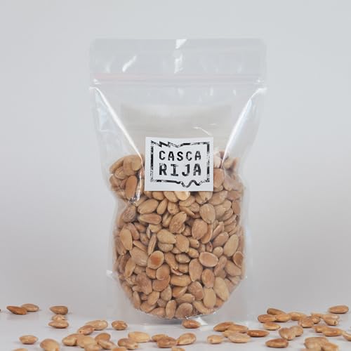 CASCA RIJA: Almendras Tostadas 500g | Asado Naturalmente, Sin Aceite, Sin Conservantes y Sin Sal Añadido | 100% Natural, Vegano