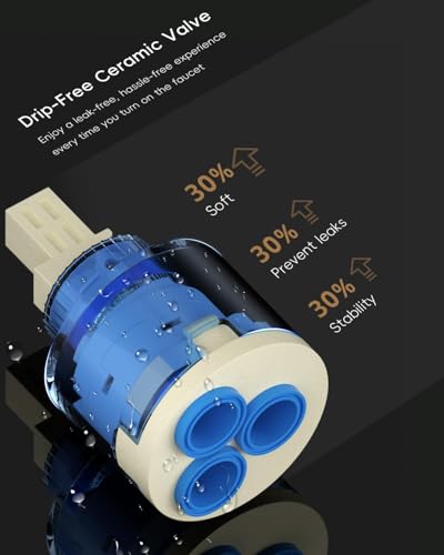 Appaso APS137BN-SD Kitchen Faucet With Pot Filler, Kitchen Faucets With Pull Down Sprayer, Single Handle Commercial Style Kitchen Sink Faucet With Soap Dispenser, Brushed Nickel Faucet thumb #6