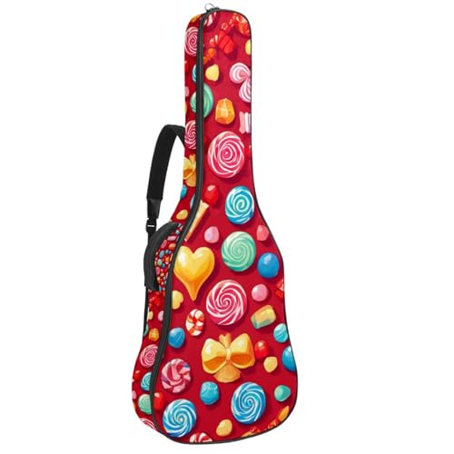 Housse pour guitare acoustique étanche multicolore contre chocs et pluie