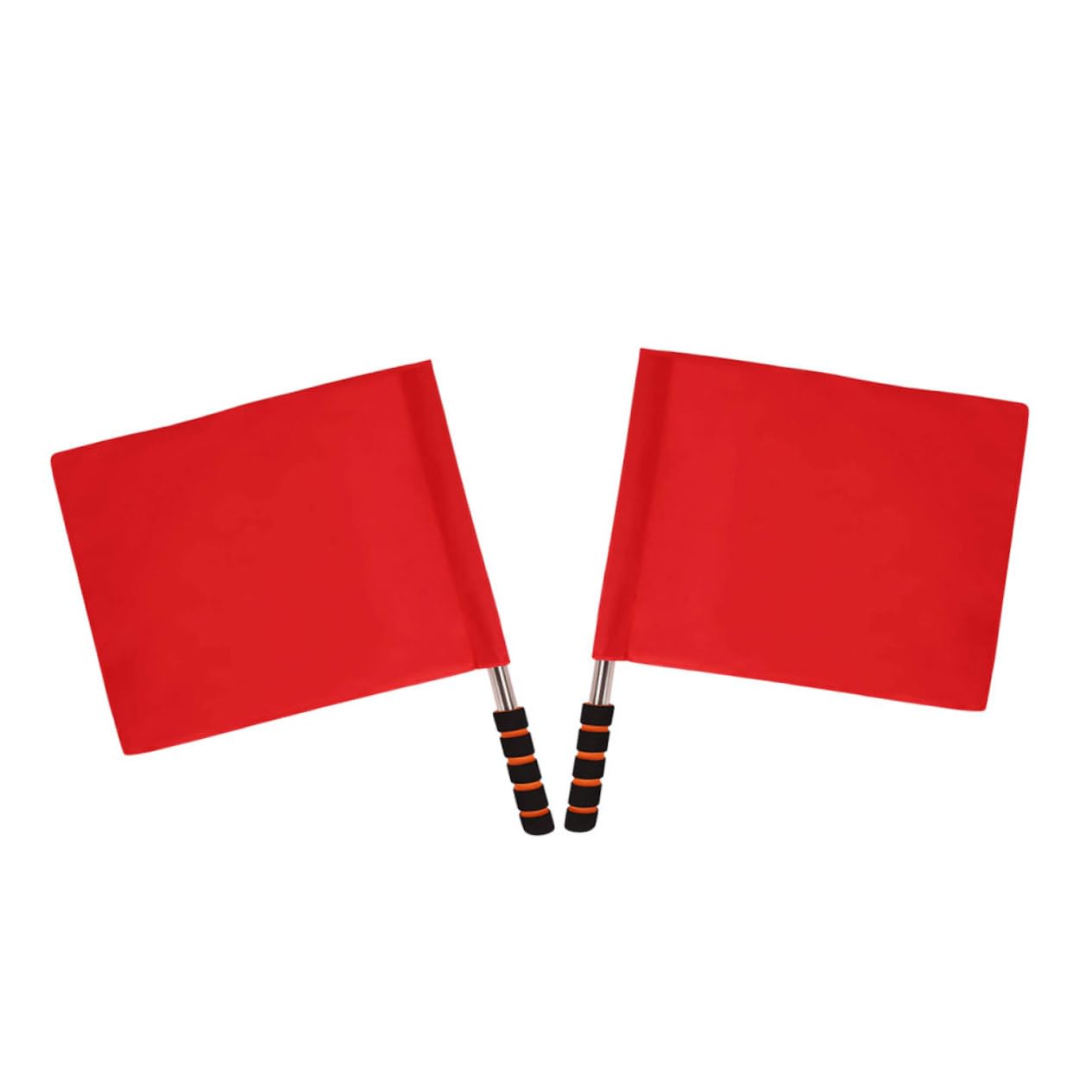 Yardwe Árbitro Silbato Electrico Camiseta De Árbitro Banderillas Fiesta Accesorios Deporte De Señal De Mano Árbitro Nylon Rojo