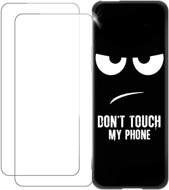 Compatible with Xiaomi Duoqin F22 Pro No Camera Case Colorful Custom Cover with 2 Pack Tempered Glass Screen Protectors - Shockproof Scratch-Resistant Dont Touch