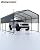 Hipicute Heavy Duty Carport, 13x20 FT Metal Carport Kit, Steel Carports with Galvanized Steel Frame and Roof, Metal Carport Shelter for Boats, SUVs and Trucks