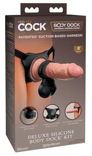 King Cock Elite Deluxe Silicone B Dock Kit Chair Taille Unique