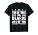 Setters de azulejos con barba son mejores divertidos para la barba Camiseta