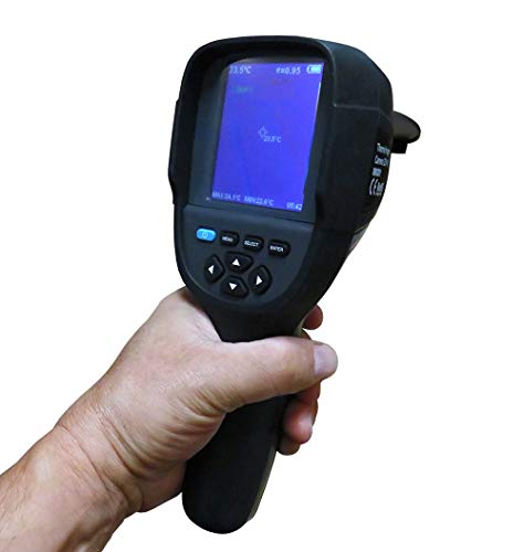 YuqiaoTime HT-18 Plus 256 * 192 Handheld Infrared Thermal Imager,-20℃ to +550℃ Power interface Micro USB Free focus 3.2-inch Display