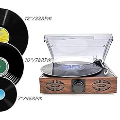 Tourne-Disque, Gramophone, Tourne-Disque Tourne-Disque phonographe LP Portable sans Fil avec Haut-parleurs stéréo… - Les Beatles, Paul McCartney, John Lennon, RIngo Starr, George Harrison Tourne-Disque, Gramophone, Tourne-Disque Tourne-Disque phonographe LP Portable sans Fil avec Haut-parleurs stéréo… – Image 4