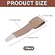 10 Stück Trigger Finger Schiene,Finger Klammer Schiene Fingerbandage für Kleiner Finger, mittelfinger, ringfinger, Bandage Finger, Verstellbare Fingerschutz