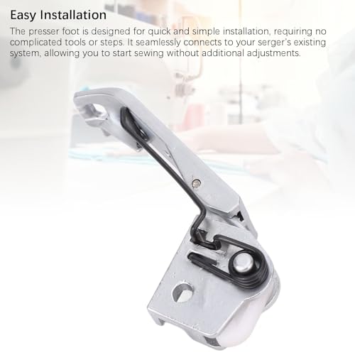 Prensatelas Overlock en Acero Inoxidable para Máquina de Coser miniatura 7
