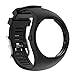 WE-WHLL M200 Pulsera Pulsera de Silicona Reemplazo de la Banda de Reloj Correa de muñeca para Polar M200 Smart Watch-Negro
