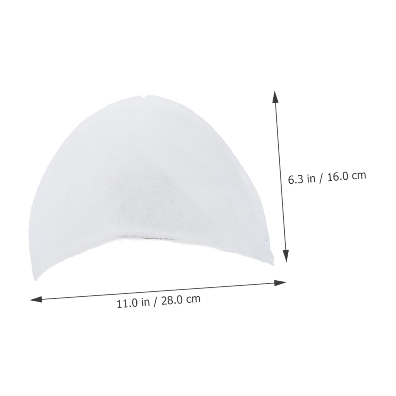 Healvian Ligeras para Abrigos 50 Pares de Hombreras Prácticas de Algodón Reutilizables y Portátiles, Color Blanco para Uso Diario y Salidas Sociales