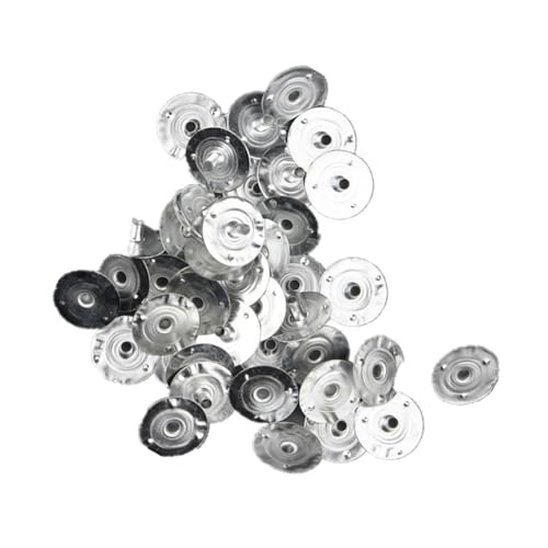Bases metálicas para mechas de vela 300 pcs