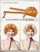 ZURLEFY Brown Satin Bonnet for Sleeping Women, Fashion Silk Hair Bonnet with Tie for Womens Curly Hair Night Cap (68-13L)