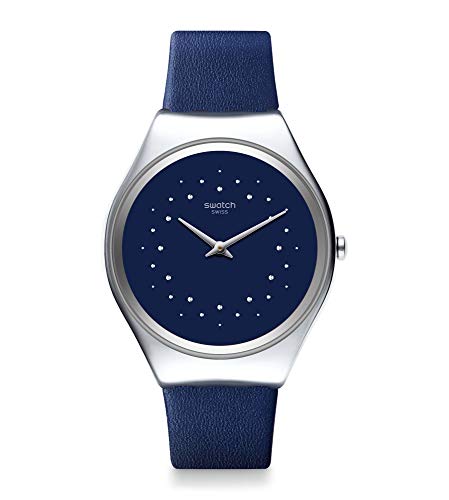 Swatch Quartz analogique montre de prestige SYXS127 et bracelet en cuir véritable