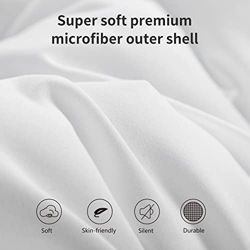 Aisbo Bettdecke 200x200 Winter Warm - Dicke Winterdecke 200x200cm, Winterbettdecke Schlafdecke 450gsm 2x2m Duvet - Image 5