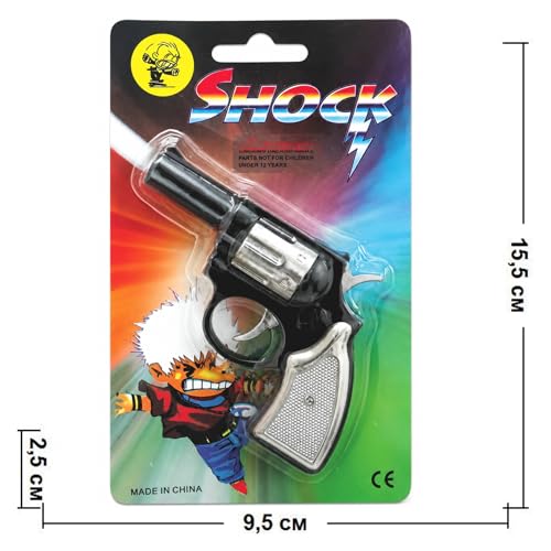 Image of SHAKTISM Electric Shocking Prank Toy - Funny Shock Gag for April Fool, Magic Trick Joke Toy, Novelty Gift for Friends, Party Trick Toy for Kids & Adults (Shocking Gun)