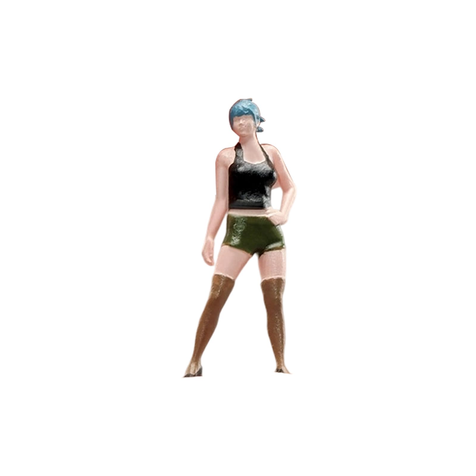 Sisyeuo Resins Tiny Figurines 1: 64 Scale Miniature People Model for Projects and Miniature Building Decoration Resins Figure Model for Dioramas