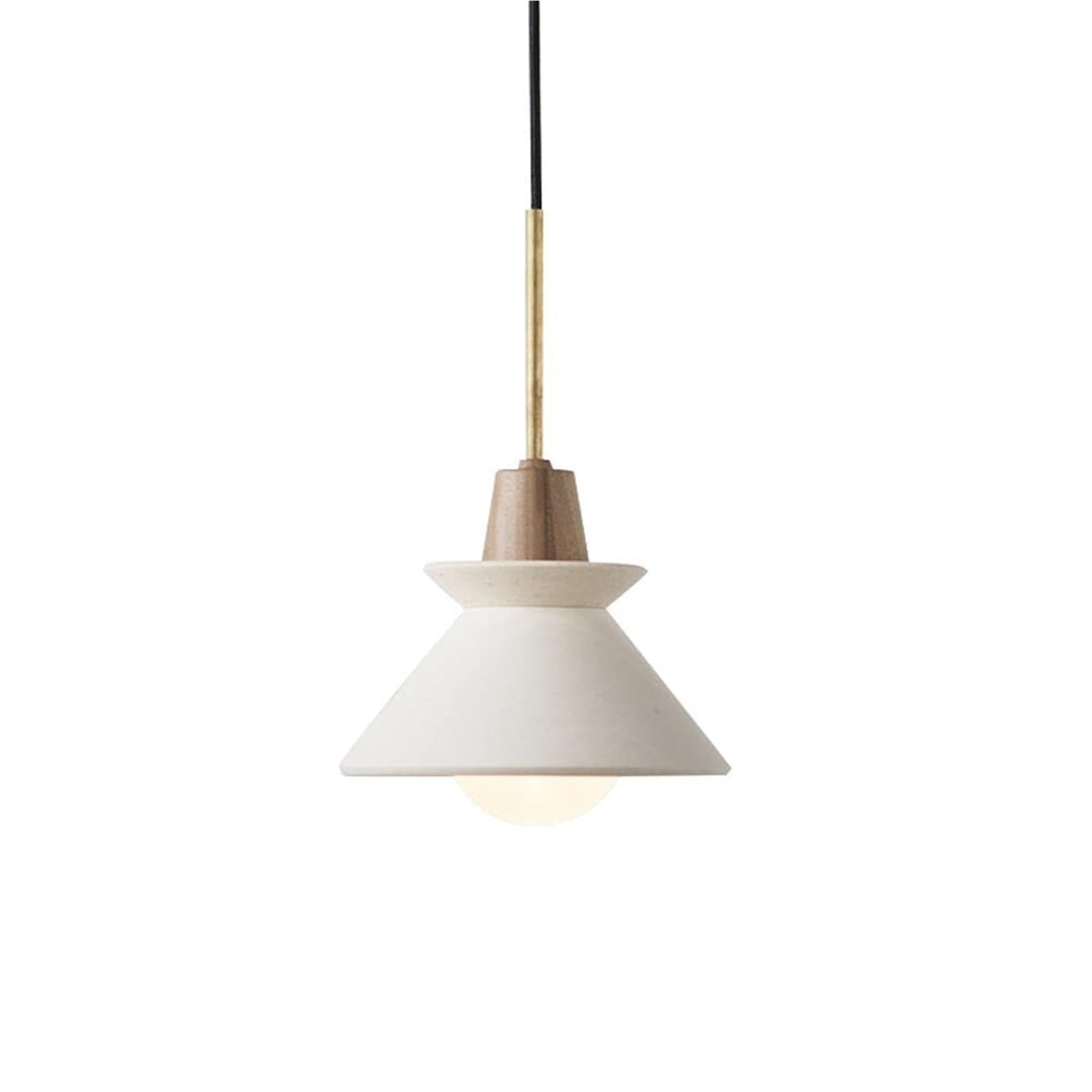 HUAYUSEDF Modern Mini Concrete Cement Pendant Lamp Chandelier Hanging Lighting Ceiling Fixture E26 Industrial Nordic for Kitchen Dining Room Bar Living Home Decor